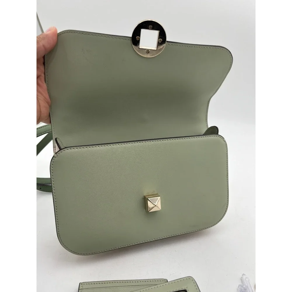 Kate Spade Leather Crossbody Saddle W/ BI-FOLD WALLET & CARD HOLDER